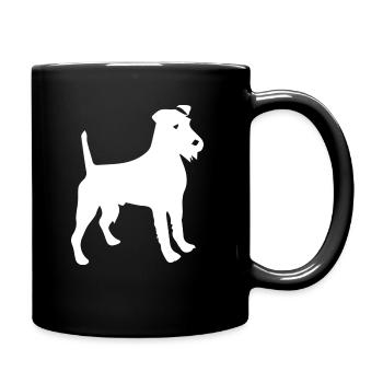 Hund Dog - Tasse einfarbig - Schwarz - Rechts