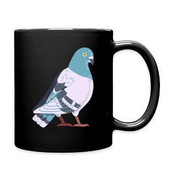 Dove - Full Colour Mug - black - Right