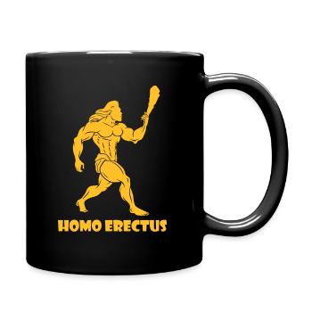 Homo erectus - Full Colour Mug - black - Right