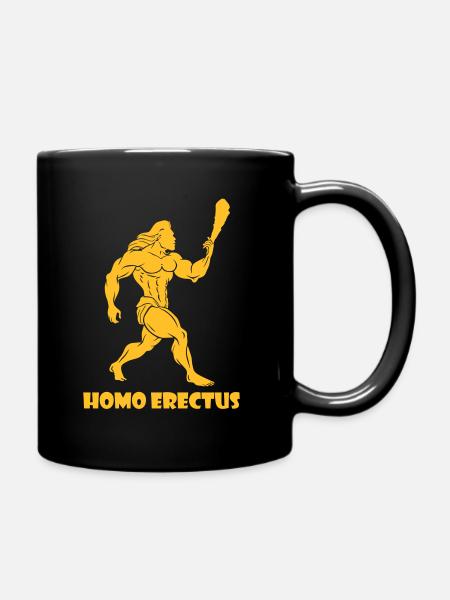 homo erectus - Mug uni - noir