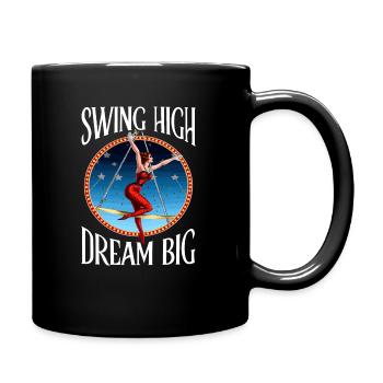 Trapeze Artist Circus Artist Acrobatics - Full Colour Mug - black - Right