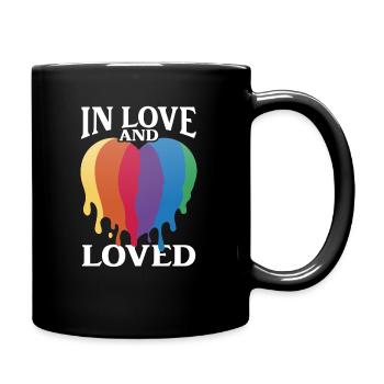 Valentine's Day Gift Wife Girlfriend February 14 - Full Colour Mug - black - Right