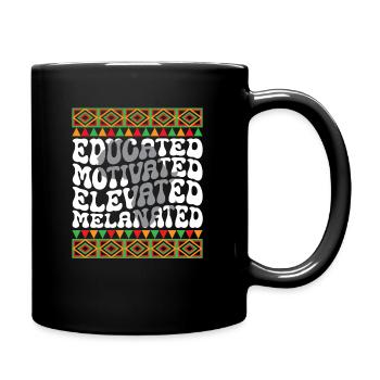Black History Month Black Pride Educator Teacher - Full Colour Mug - black - Right