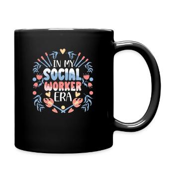 Sozialdienst Sozialarbeiter Streetworker - Tasse einfarbig - Schwarz - Rechts