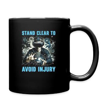 Vr-gamer Vr-gaming-videospiel-spieler nerd - Tasse einfarbig - Schwarz - Rechts