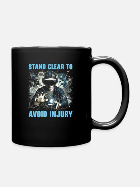 VR Gamer VR Jeux vidéo Joueur Nerd - Mug uni - noir