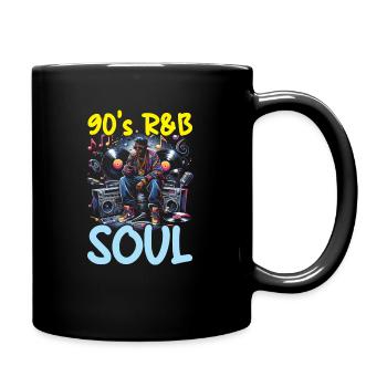 Mélomane des années 90, années 90, - Mug uni - noir - Droite