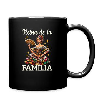 Fête des Mères Racines espagnoles Maman Maternité - Mug uni - noir - Droite