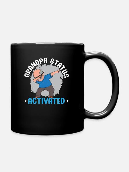 Promu grand-père de grand-père. Grand-père. - Mug uni - noir
