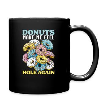 National Donut Day, Donut Lovers, - Full Colour Mug - black - Right