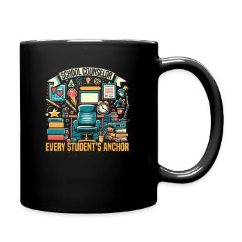 Schulberater Job Arbeit Berufsberatung - Tasse einfarbig - Schwarz - Rechts