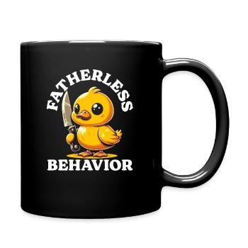 drôle poussin humour sarcasme poulets poules - Mug uni - noir - Droite