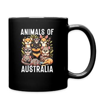 Dingo-liebhaber Westaustralien-tier-hundedingos - Tasse einfarbig - Schwarz - Rechts
