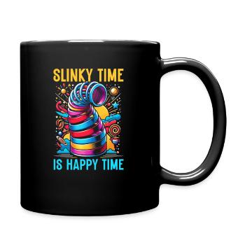 Slinky Stair Runner Hyperspring 90s - Full Colour Mug - black - Right