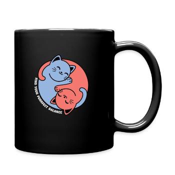 Trouvez votre équilibre parfait - Mug uni - noir - Droite