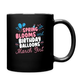 Joyeux anniversaire, célébrant, fête de bday, - Mug uni - noir - Droite