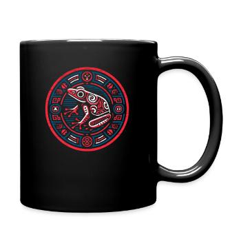 Puerto Rico Flag Country Nationality Pr Boricua - Full Colour Mug - black - Right