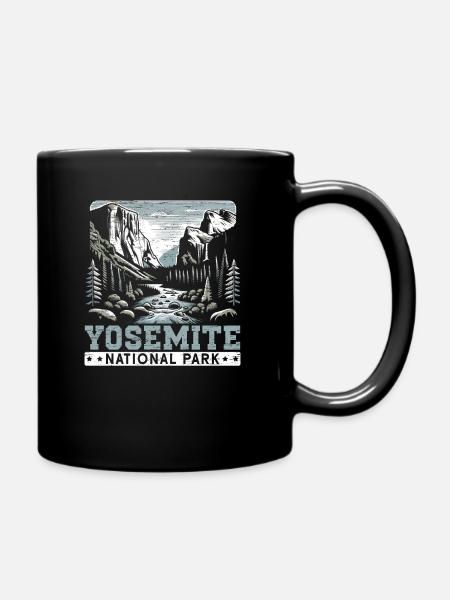 Parc national de Yosemite Outdoor Tours États-Unis Amérique - Mug uni - noir