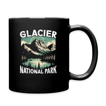 Parc national des Glaciers Outdoor Tours États-Unis Amérique - Mug uni - noir - Droite