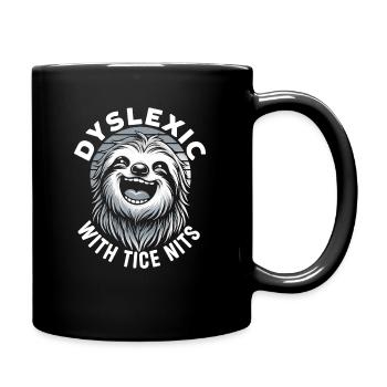 Mois de la sensibilisation à la dyslexie - Mug uni - noir - Droite