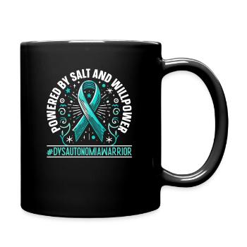 Dysautonomia Awareness Chronic Illness - Full Colour Mug - black - Right