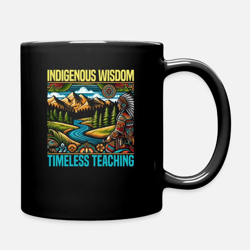 Tribu amérindienne Cherokee Apache - Mug uni - noir