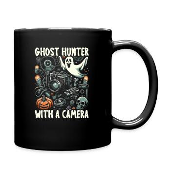 Photographie drôle de caméraman de costume d'Halloween - Mug uni - noir - Droite