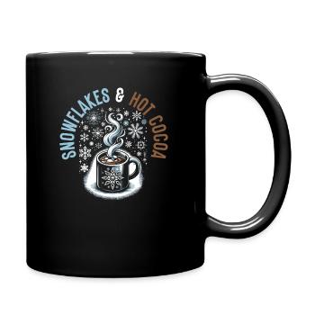 I Love The Ice Snowflake Of The Winter Season - Full Colour Mug - black - Right
