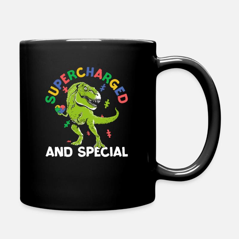 Audhd Disability Autism Adhs - Full Colour Mug - black