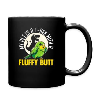 Perruche amoureuse de la perruche Perruche oiseau - Mug uni - noir - Droite