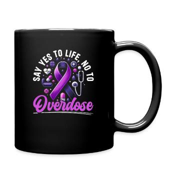Journée de sensibilisation aux surdoses, lorsque j’ai un - Mug uni - noir - Droite