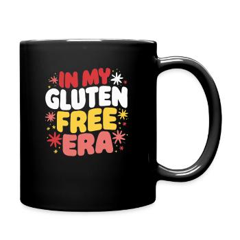 Gluten-free gluten intolerance celiac disease - Full Colour Mug - black - Right