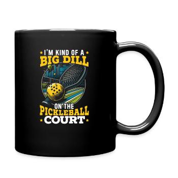 Pickleball-spieler Dink Sport Pickle Ball, Den Ich - Tasse einfarbig - Schwarz - Rechts