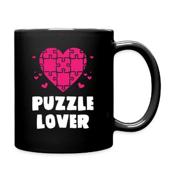 Puzzle Lover - Full Colour Mug - black - Right