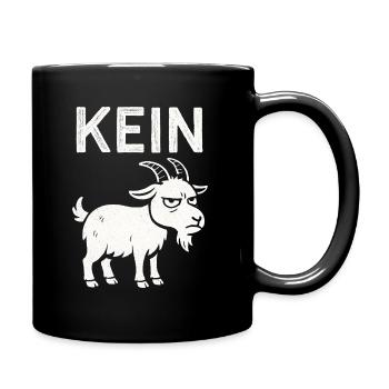 Lustiger Spruch Witzig Kein Bock Geschenkidee - Tasse einfarbig - Schwarz - Rechts