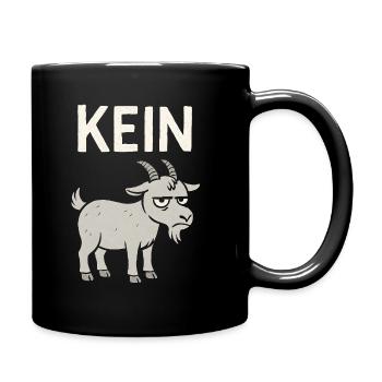 Lustiger Spruch Witzig Kein Bock Geschenkidee - Tasse einfarbig - Schwarz - Rechts
