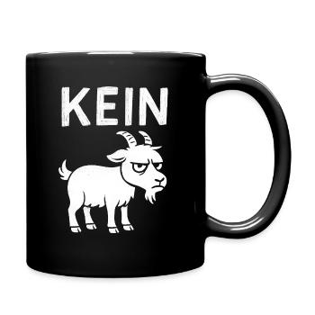 Lustiger Spruch Witzig Kein Bock Geschenkidee - Tasse einfarbig - Schwarz - Rechts