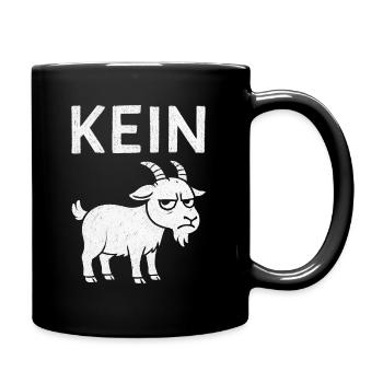 Lustiger Spruch Witzig Kein Bock Geschenkidee - Tasse einfarbig - Schwarz - Rechts