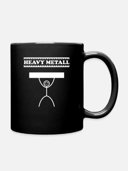 Heavy metal / heavy metal - Full Colour Mug - black