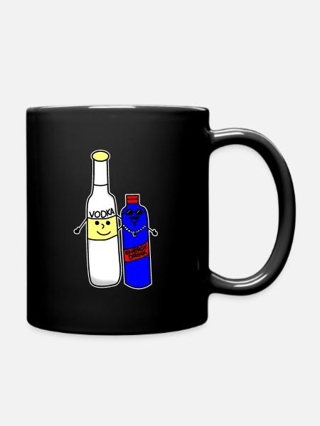 Vodka Energy - Tasse einfarbig - Schwarz