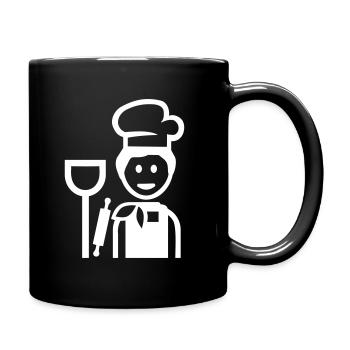Baker - Full Colour Mug - black - Right