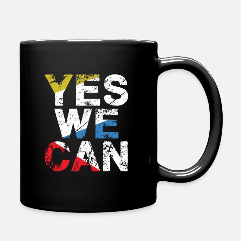 Yes we can - Full Colour Mug - black