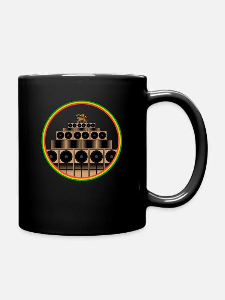 Système de son reggae - Mug uni - noir