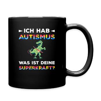 Autismus Asperger Akzeptanz Welt Autismus Tag - Tasse einfarbig - Schwarz - Rechts