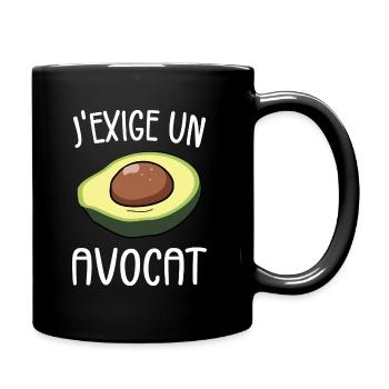 I Demand A Lawyer - Humor Pun - Full Colour Mug - black - Right