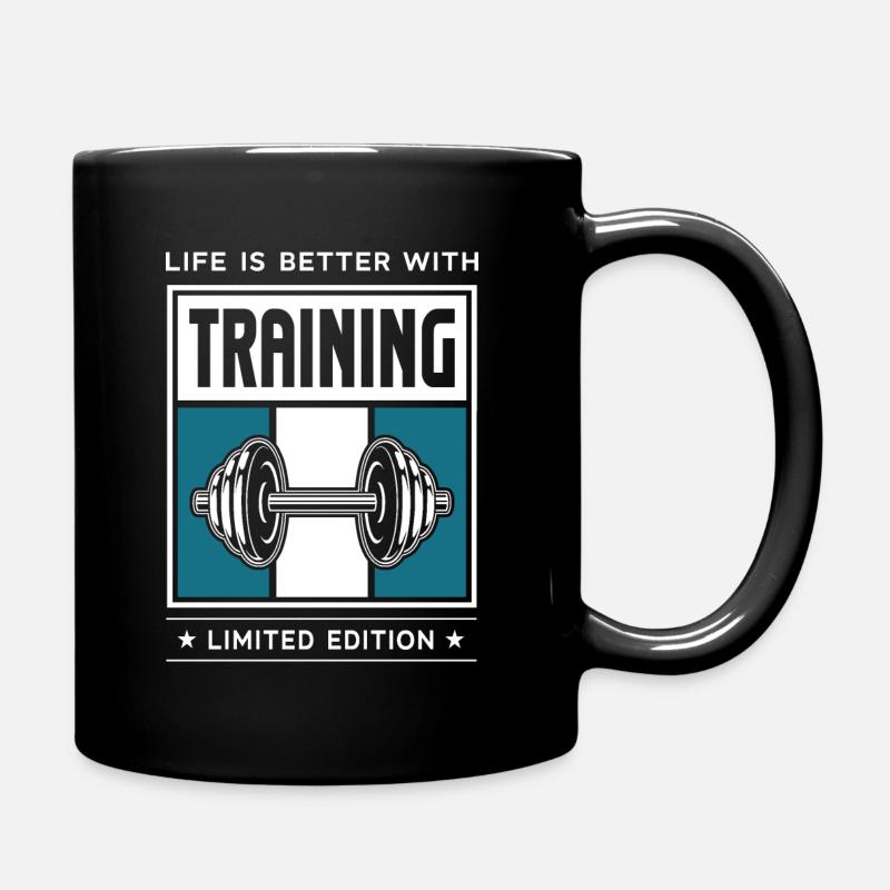 Training - Tasse einfarbig - Schwarz