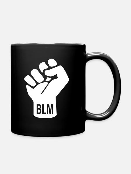 Black Lives Matter Fist - Tasse einfarbig - Schwarz