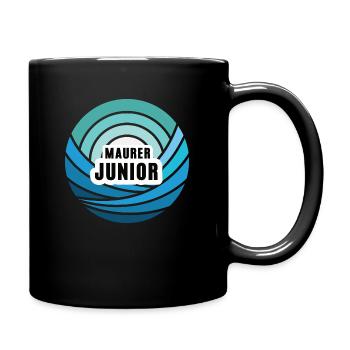 Maurer Junior Nachfolger Sohn Kind Junge Betonbau - Tasse einfarbig - Schwarz - Rechts