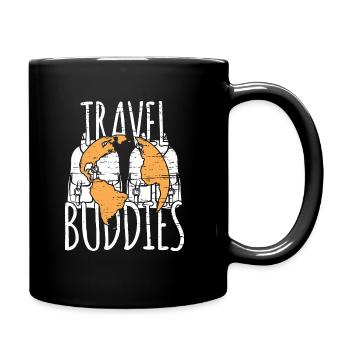 Voyages - Mug uni - noir - Droite