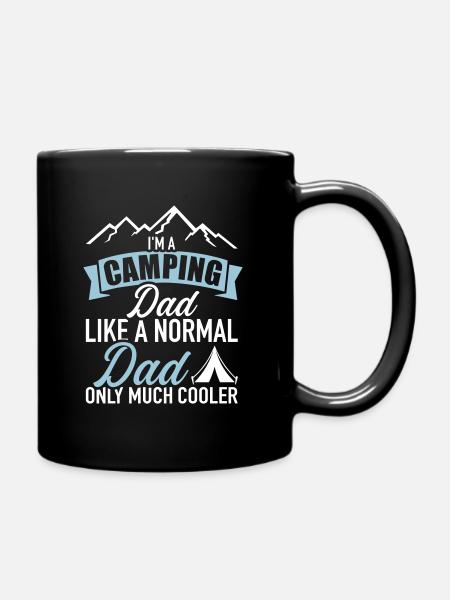 camping - Full Colour Mug - black
